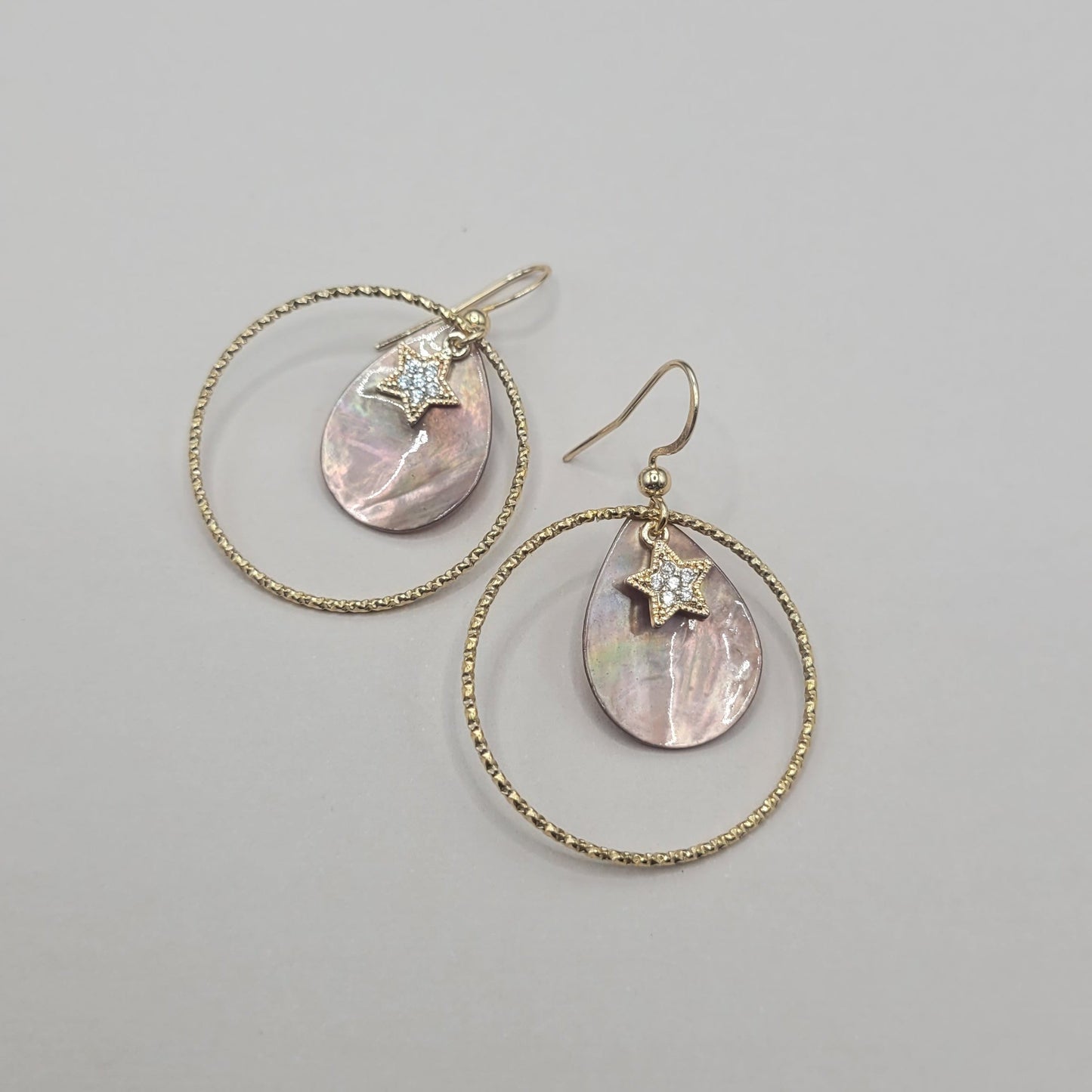 Kiara, Boucles d’oreilles créoles dorées à l’or fin