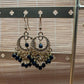 Maroussia , Boucles d'oreilles dorées à l'or fin et perles en verre facettées.